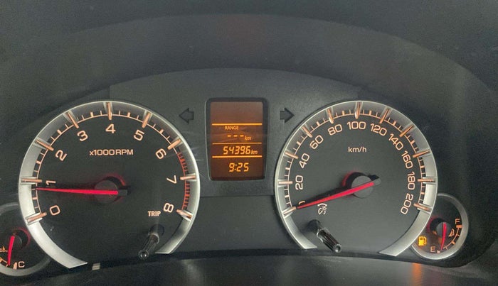 2017 Maruti Dzire VXI, Petrol, Manual, 54,376 km, Odometer Image
