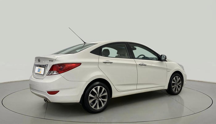 2014 Hyundai Verna FLUIDIC 1.6 VTVT SX OPT, Petrol, Manual, 99,145 km, Right Back Diagonal