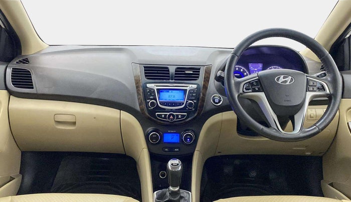 2014 Hyundai Verna FLUIDIC 1.6 VTVT SX OPT, Petrol, Manual, 99,145 km, Dashboard