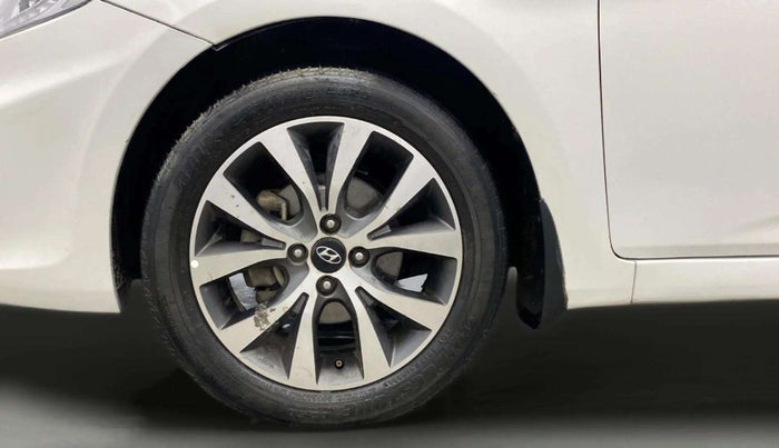 2014 Hyundai Verna FLUIDIC 1.6 VTVT SX OPT, Petrol, Manual, 99,145 km, Left Front Wheel
