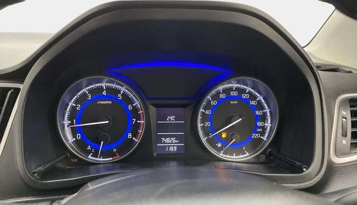 2019 Maruti Baleno DELTA PETROL 1.2, CNG, Manual, 74,824 km, Odometer Image