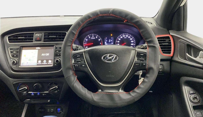 2019 Hyundai Elite i20 SPORTZ PLUS 1.2 DUAL TONE, Petrol, Manual, 47,321 km, Steering Wheel Close Up