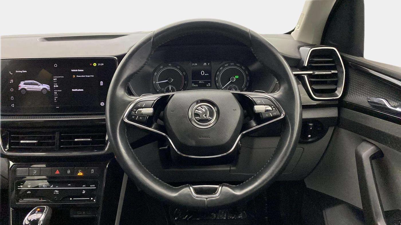 2021 Skoda KUSHAQ STYLE 1.5L TSI DSG, Petrol, Automatic, 64,916 km, Steering Wheel Close Up