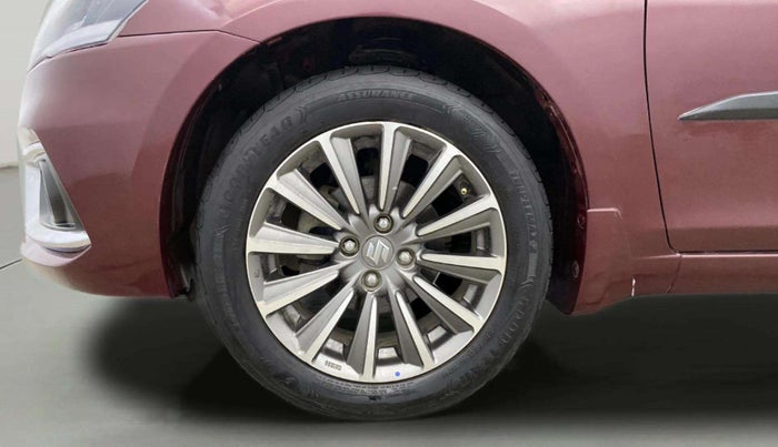 2019 Maruti Ciaz ALPHA  AT 1.5 SHVS PETROL, Petrol, Automatic, 47,834 km, Left Front Wheel