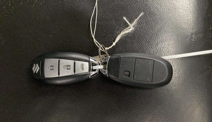 2018 Maruti Ciaz S 1.4 MT PETROL, Petrol, Manual, 98,133 km, Key Close Up