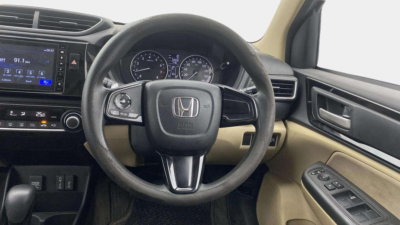 2020 Honda Amaze 1.2L I-VTEC VX CVT, Petrol, Automatic, 68,387 km, Steering Wheel Close Up