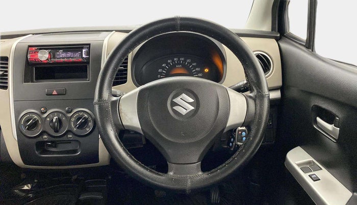 2014 Maruti Wagon R 1.0 LXI, Petrol, Manual, 61,319 km, Steering Wheel Close Up