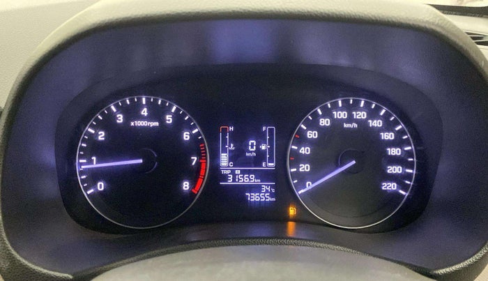 2017 Hyundai Creta SX PLUS 1.6 PETROL, Petrol, Manual, 73,653 km, Odometer Image