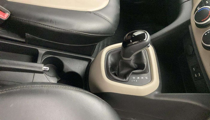 2018 Hyundai Grand i10 SPORTZ (O) AT 1.2 KAPPA VTVT, Petrol, Automatic, 6,422 km, Gear Lever