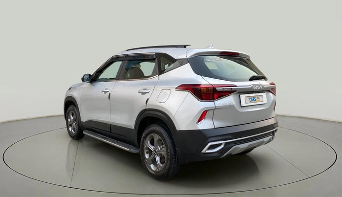 2023 KIA SELTOS  HTK PLUS 1.5 PETROL MT, Petrol, Manual, 7,828 km, Left Back Diagonal