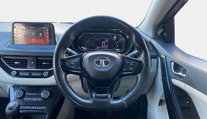 2020 Tata NEXON XZ PLUS SUNROOF PETROL DUAL TONE, Petrol, Manual, 61,059 km, Steering Wheel Close Up