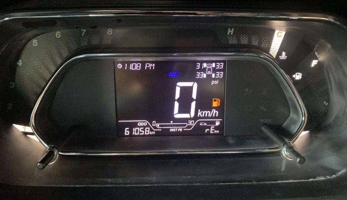 2020 Tata NEXON XZ PLUS SUNROOF PETROL DUAL TONE, Petrol, Manual, 61,059 km, Odometer Image