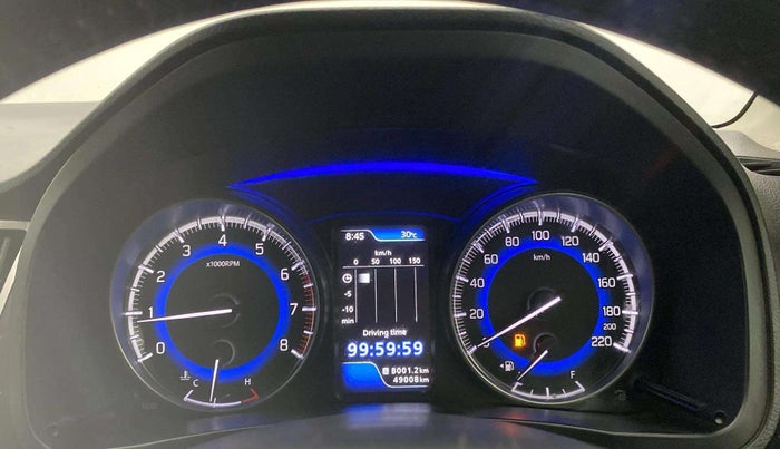 2016 Maruti Baleno ALPHA PETROL 1.2, Petrol, Manual, 48,996 km, Odometer Image