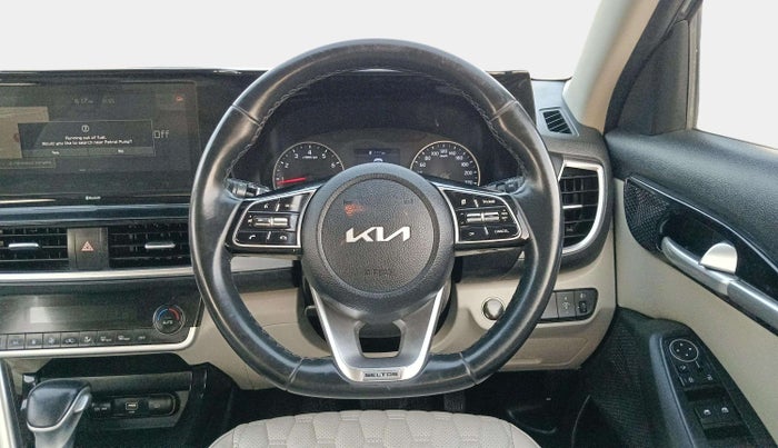 2021 KIA SELTOS HTX IVT 1.5 PETROL, Petrol, Automatic, 51,345 km, Steering Wheel Close Up