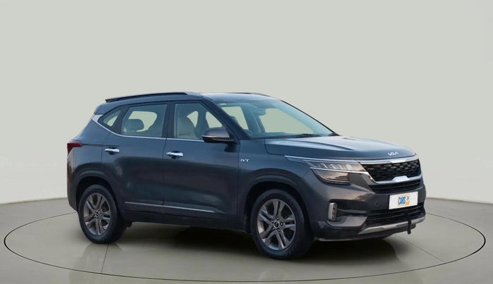 2021 KIA SELTOS HTX IVT 1.5 PETROL, Petrol, Automatic, 51,345 km, Right Front Diagonal