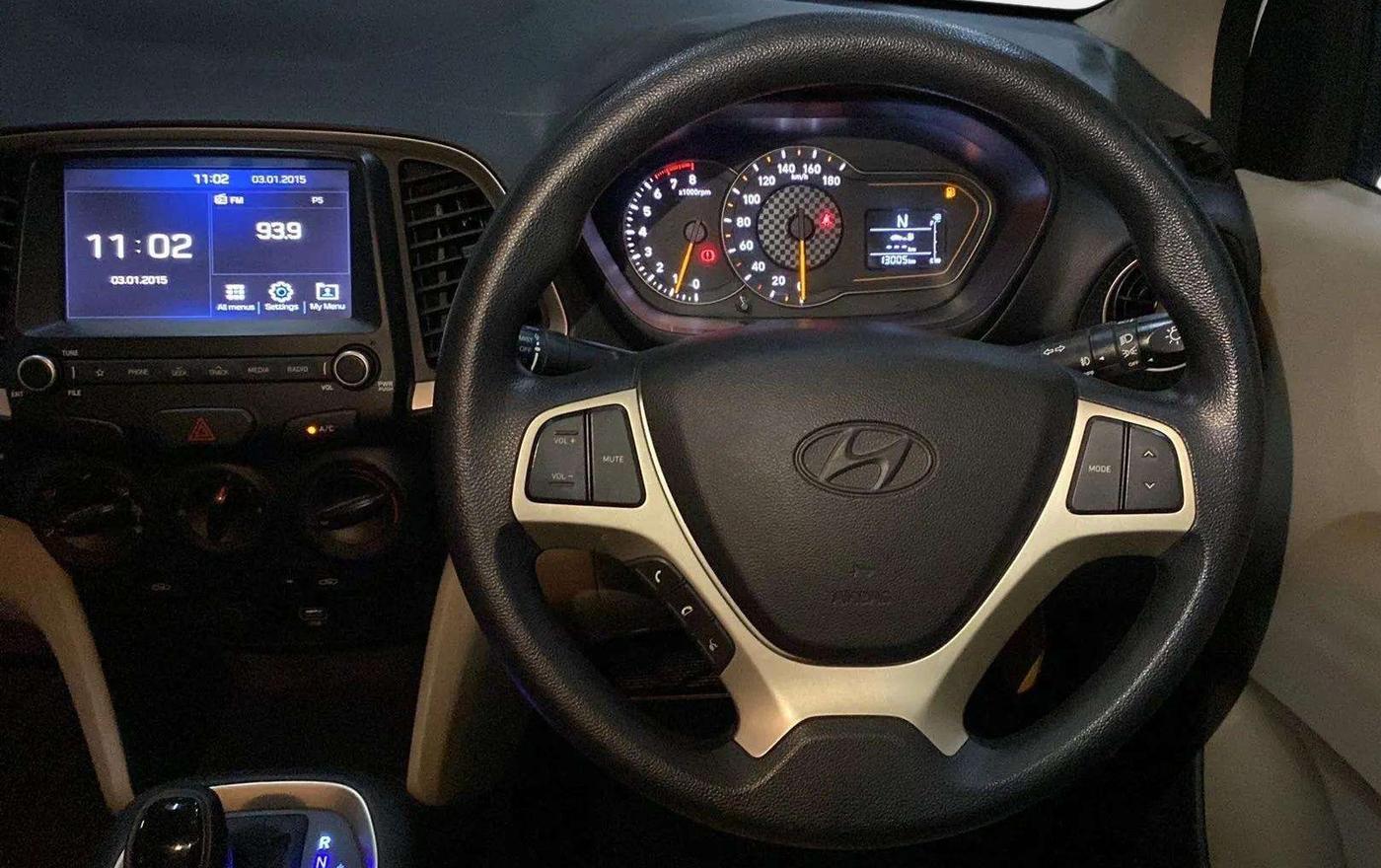 2021 Hyundai NEW SANTRO SPORTZ AMT, Petrol, Automatic, 12,978 km, Steering Wheel Close Up