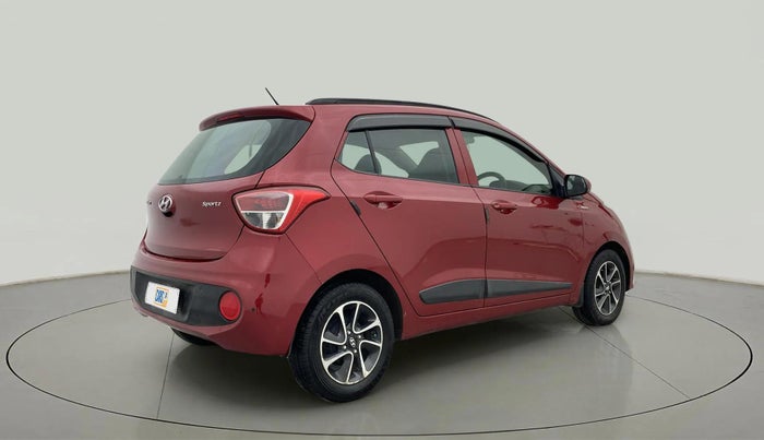 2018 Hyundai Grand i10 SPORTZ AT 1.2 KAPPA VTVT, Petrol, Automatic, 66,464 km, Right Back Diagonal