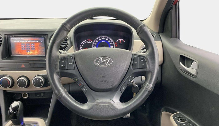 2018 Hyundai Grand i10 SPORTZ AT 1.2 KAPPA VTVT, Petrol, Automatic, 66,464 km, Steering Wheel Close Up