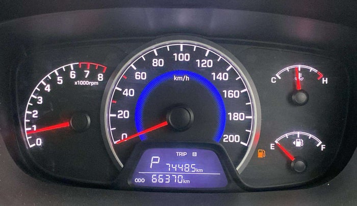 2018 Hyundai Grand i10 SPORTZ AT 1.2 KAPPA VTVT, Petrol, Automatic, 66,464 km, Odometer Image