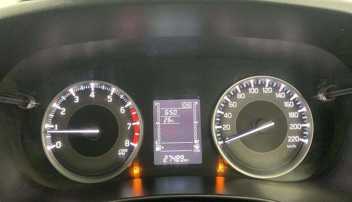 2023 Maruti FRONX DELTA CNG 1.2 MT, CNG, Manual, 27,520 km, Odometer Image