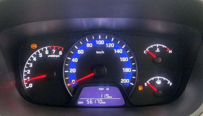 2014 Hyundai Xcent S (O) 1.2, Petrol, Manual, 56,161 km, Odometer Image