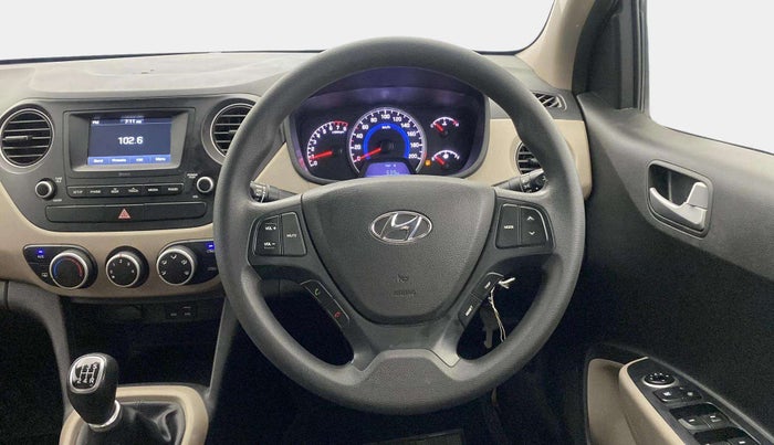 2017 Hyundai Grand i10 SPORTZ 1.2 KAPPA VTVT, Petrol, Manual, 27,917 km, Steering Wheel Close Up