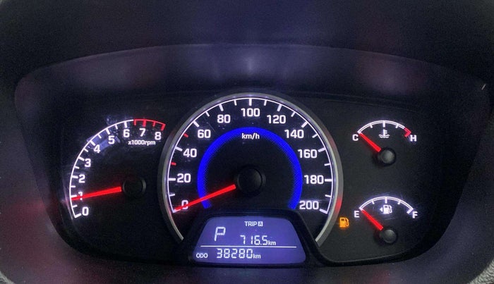 2018 Hyundai Grand i10 SPORTZ AT 1.2 KAPPA VTVT, Petrol, Automatic, 38,271 km, Odometer Image