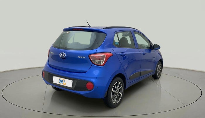 2018 Hyundai Grand i10 SPORTZ AT 1.2 KAPPA VTVT, Petrol, Automatic, 38,271 km, Right Back Diagonal