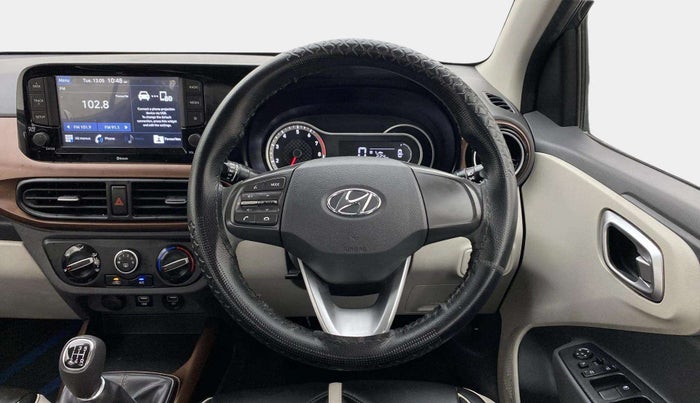 2020 Hyundai AURA SX 1.2, Petrol, Manual, 45,576 km, Steering Wheel Close Up