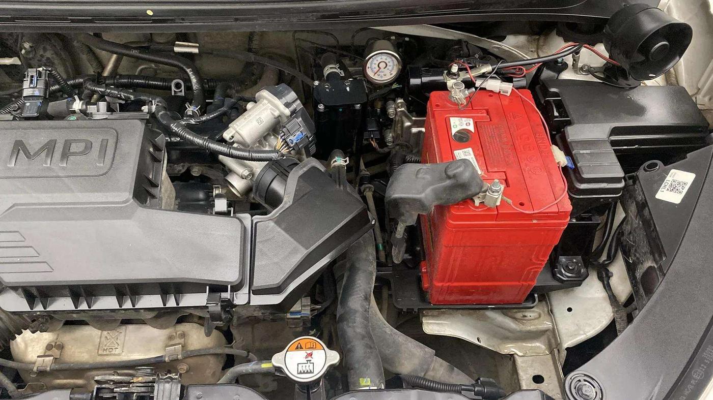 2022 Hyundai NEW SANTRO SPORTZ CNG, CNG, Manual, 69,499 km, Engine View - Left