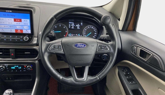 2019 Ford Ecosport TITANIUM 1.5L DIESEL, Diesel, Manual, 67,612 km, Steering Wheel Close Up