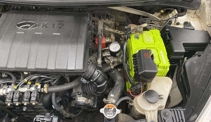 2018 Hyundai Grand i10 SPORTZ 1.2 KAPPA VTVT, CNG, Manual, 78,267 km, Engine View - Left