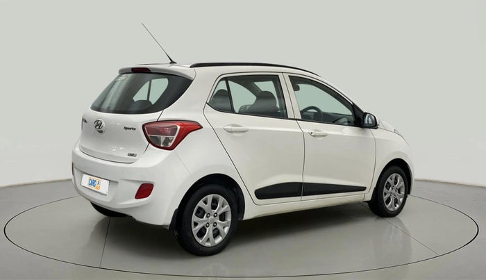 2015 Hyundai Grand i10 SPORTZ 1.2 KAPPA VTVT, Petrol, Manual, 43,400 km, Right Back Diagonal