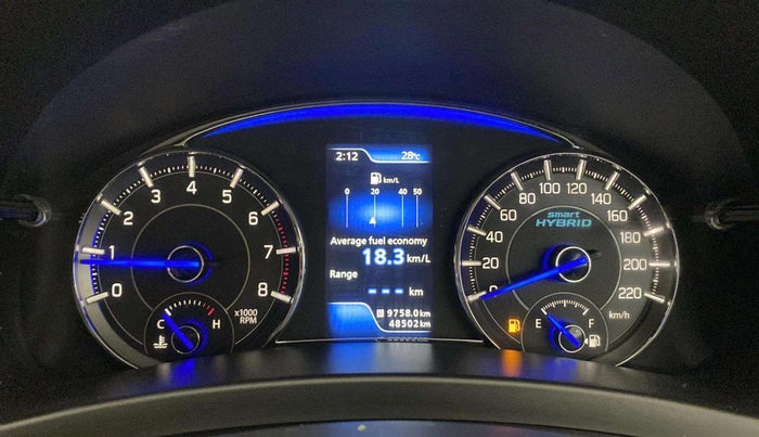2018 Maruti Ciaz ALPHA 1.5 SHVS PETROL, Petrol, Manual, 48,473 km, Odometer Image