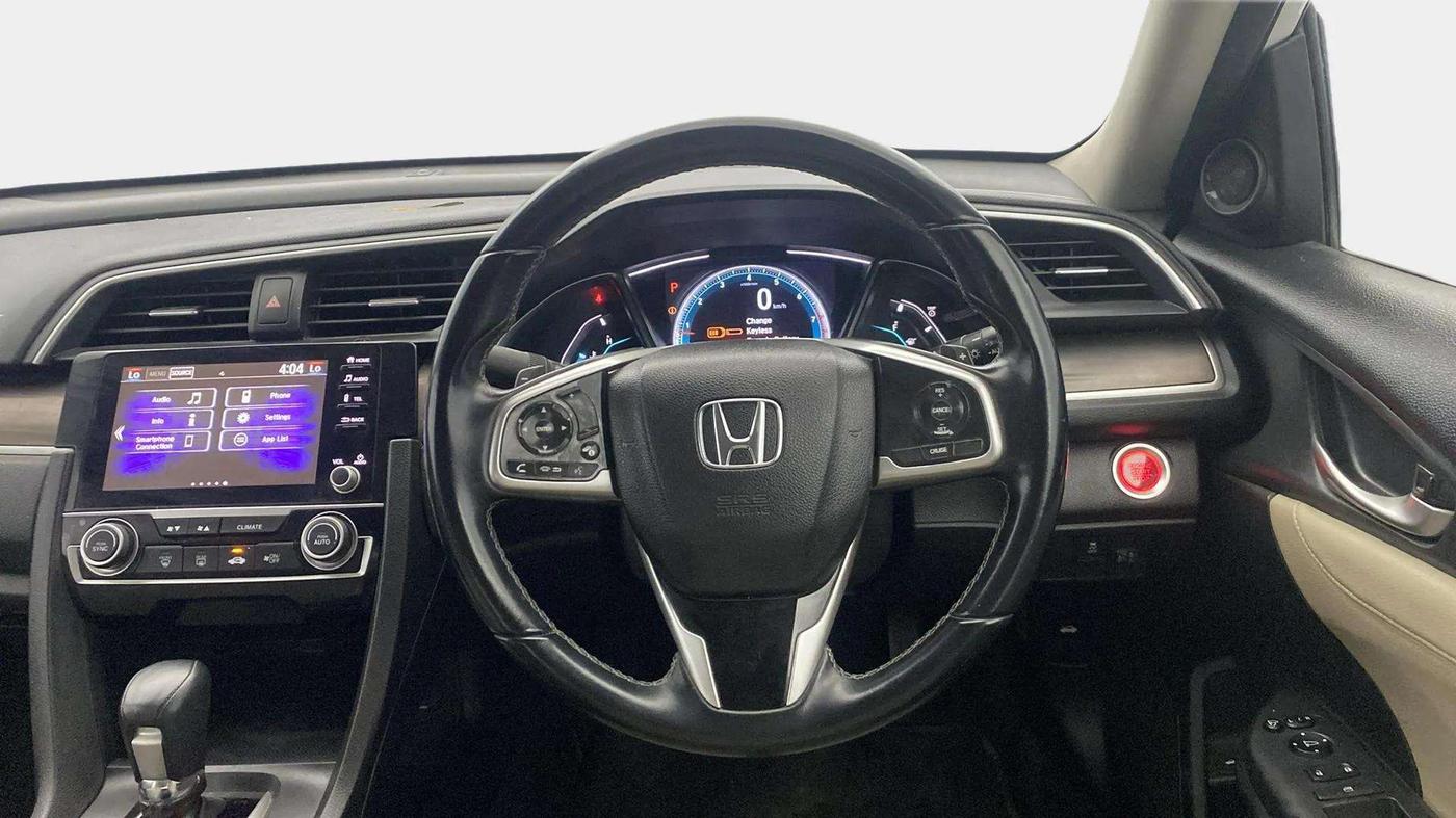 2019 Honda Civic 1.8L I-VTEC ZX CVT, Petrol, Automatic, 45,870 km, Steering Wheel Close Up