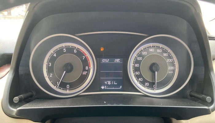 2019 Maruti Dzire ZXI PLUS, Petrol, Manual, 47,626 km, Odometer Image