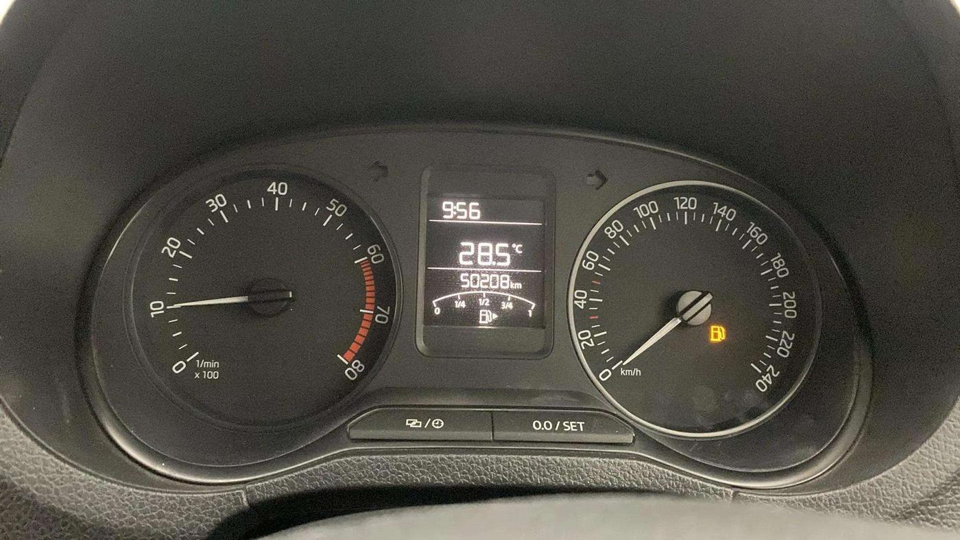 2020 Skoda Rapid ACTIVE 1.0 TSI, Petrol, Manual, 50,197 km, Odometer Image