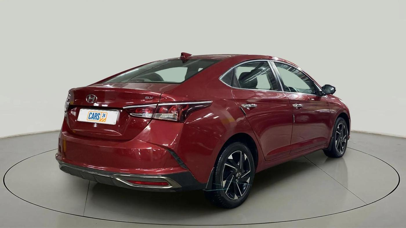 2020 Hyundai Verna SX (O) 1.5 CRDI AT, Diesel, Automatic, 53,003 km, Right Back Diagonal