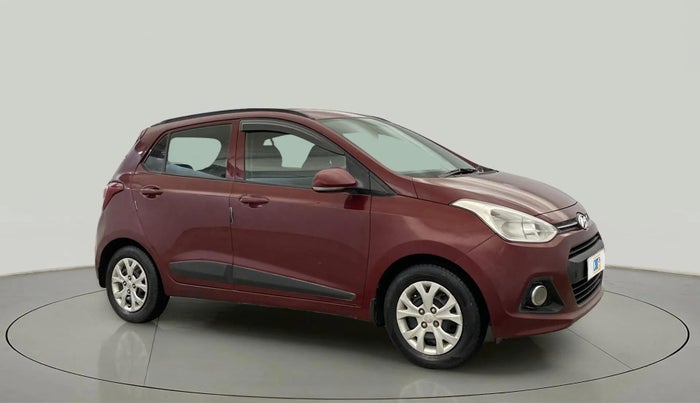 2015 Hyundai Grand i10 SPORTZ 1.2 KAPPA VTVT, Petrol, Manual, 62,170 km, Right Front Diagonal