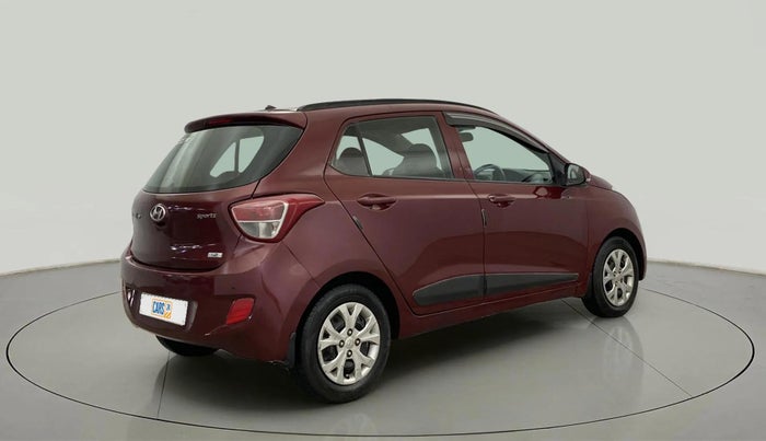 2015 Hyundai Grand i10 SPORTZ 1.2 KAPPA VTVT, Petrol, Manual, 62,170 km, Right Back Diagonal
