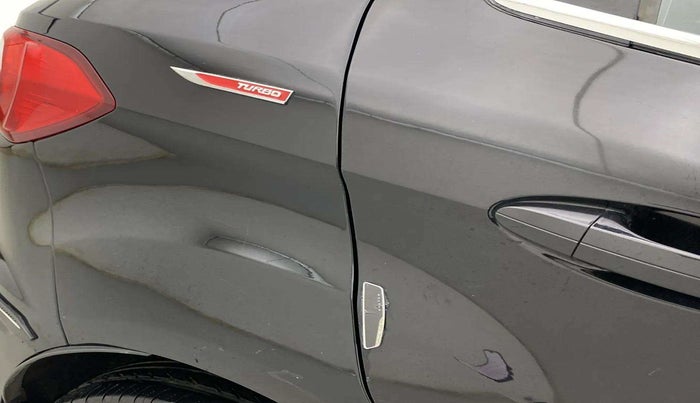 2021 Ford Ecosport TITANIUM 1.5L PETROL, Petrol, Manual, 33,508 km, Right quarter panel - Minor scratches