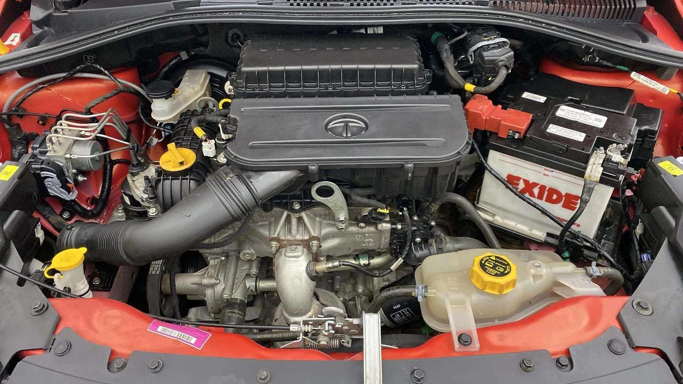 2023 Tata TIAGO NRG XZ AMT, Petrol, Automatic, 7,057 km, Engine View