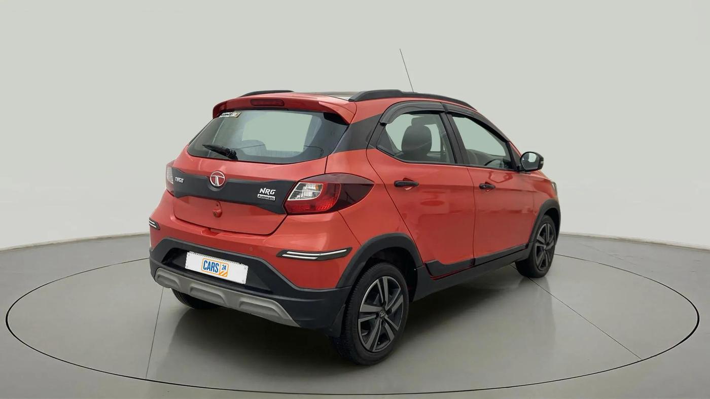 2023 Tata TIAGO NRG XZ AMT, Petrol, Automatic, 7,057 km, Right Back Diagonal