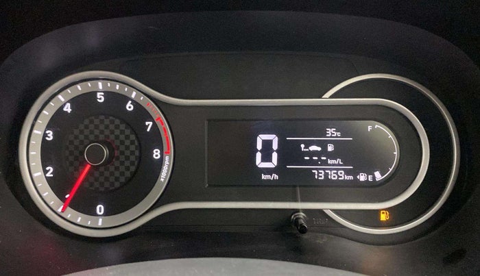 2020 Hyundai AURA SX+ 1.0 TURBO GDI MT, Petrol, Manual, 73,740 km, Odometer Image
