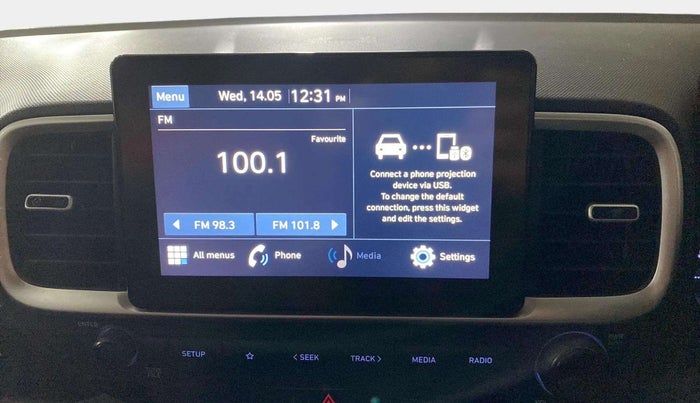 2021 Hyundai VENUE SX 1.0 TURBO IMT, Petrol, Manual, 37,526 km, Air Conditioner