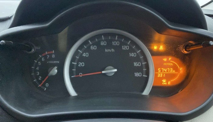 2016 Maruti Celerio VXI CNG, CNG, Manual, 57,305 km, Odometer Image