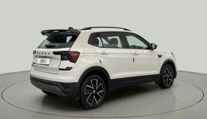 2023 Skoda KUSHAQ AMBITION 1.0L TSI AT, Petrol, Automatic, 28,840 km, Right Back Diagonal