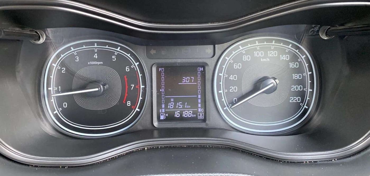 2021 Maruti Vitara Brezza LXI, Petrol, Manual, 16,186 km, Odometer Image