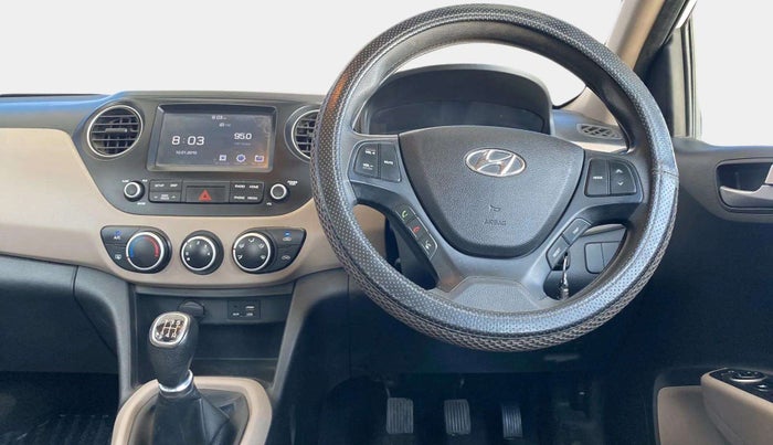 2019 Hyundai Grand i10 SPORTZ 1.2 KAPPA VTVT, Petrol, Manual, 42,534 km, Steering Wheel Close Up