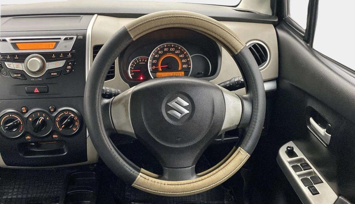 2015 Maruti Wagon R 1.0 VXI, Petrol, Manual, 49,854 km, Steering Wheel Close Up